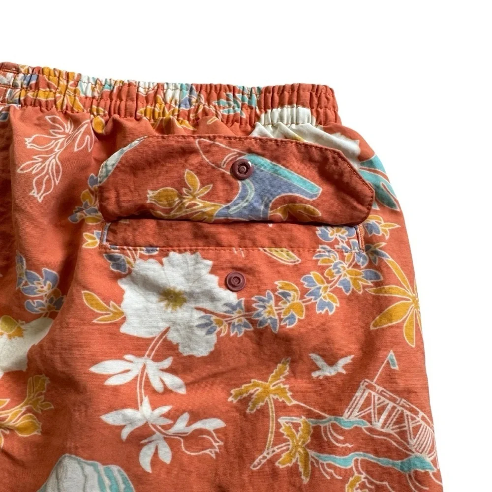 Patagonia Tropical Surf Orange Men’s Volleyball Swim Trunks 5